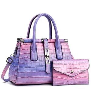 Luxury Handbag with mini makeup bag